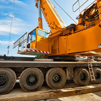 Heavy machinery operating in Indian work environment